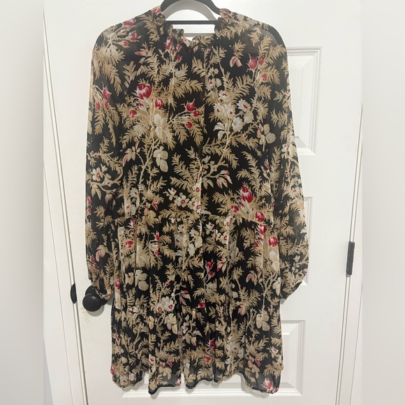 H&M Tiered Floral Dress Size XL - Picture 2 of 6